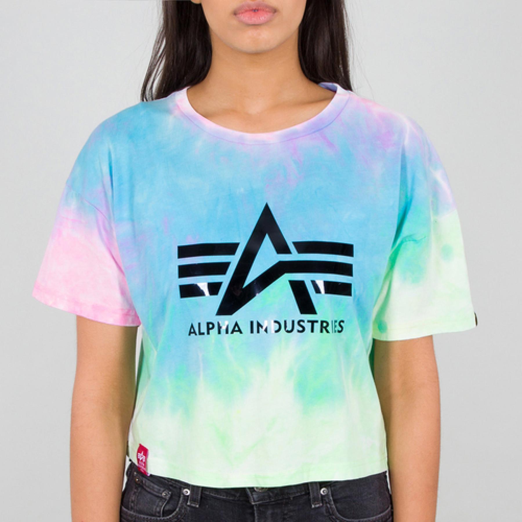 T-shirt för kvinnor Alpha Industries Big A Batik
