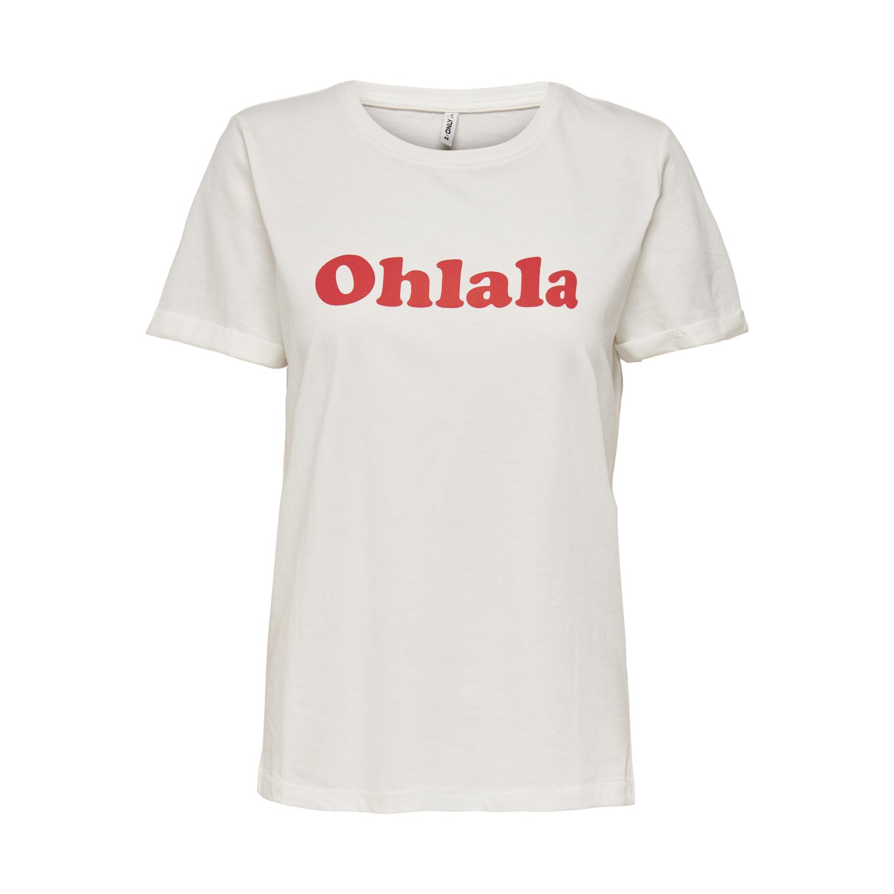 T-shirt för kvinnor Only Onlorla