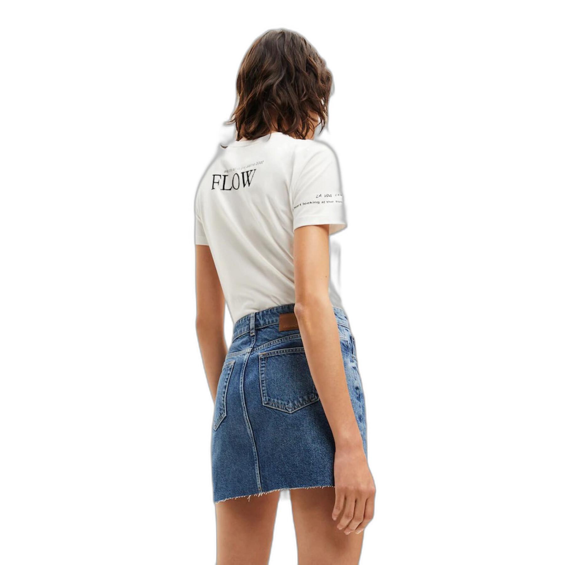 T-shirt för kvinnor Desigual Flow