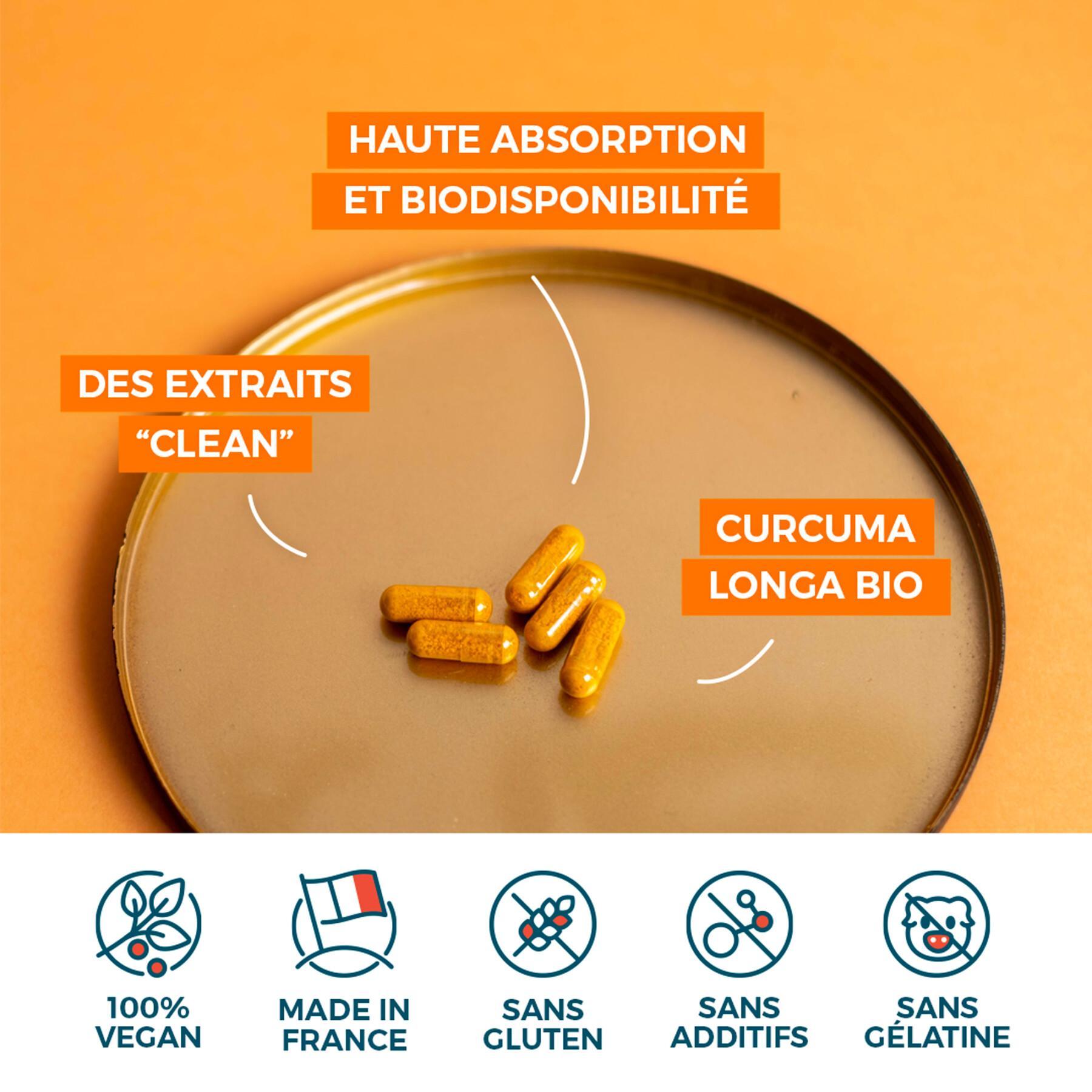 Ekologiskt kosttillskott med gurkmeja - 60 kapslar - Frankrike Nutri&Co