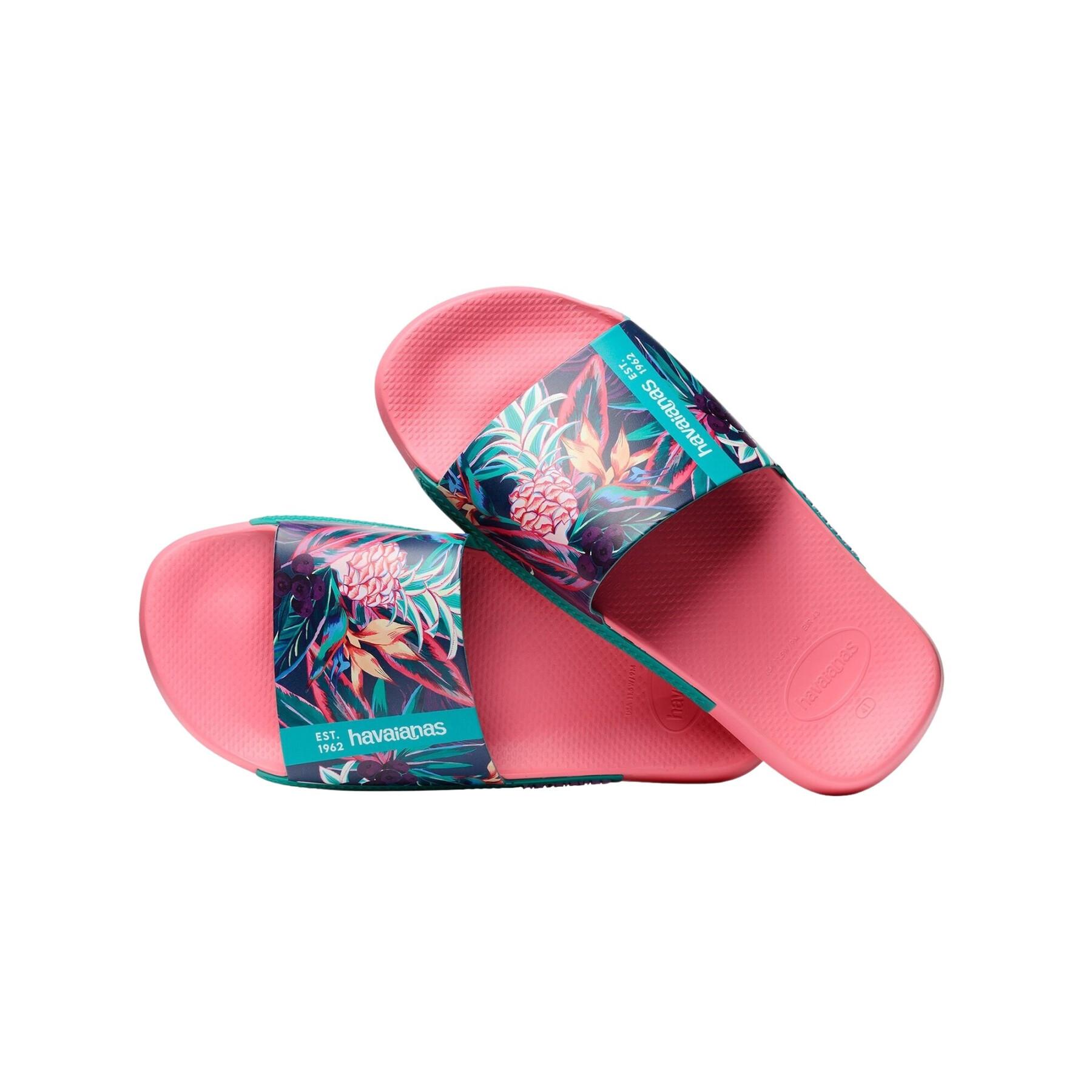 Flip-flops för kvinnor Havaianas Slide Print