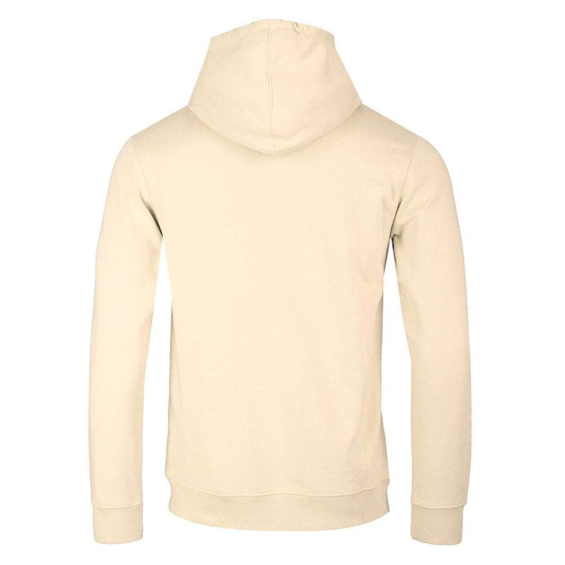 Sweatshirt med huva Colorful Standard Ivory White