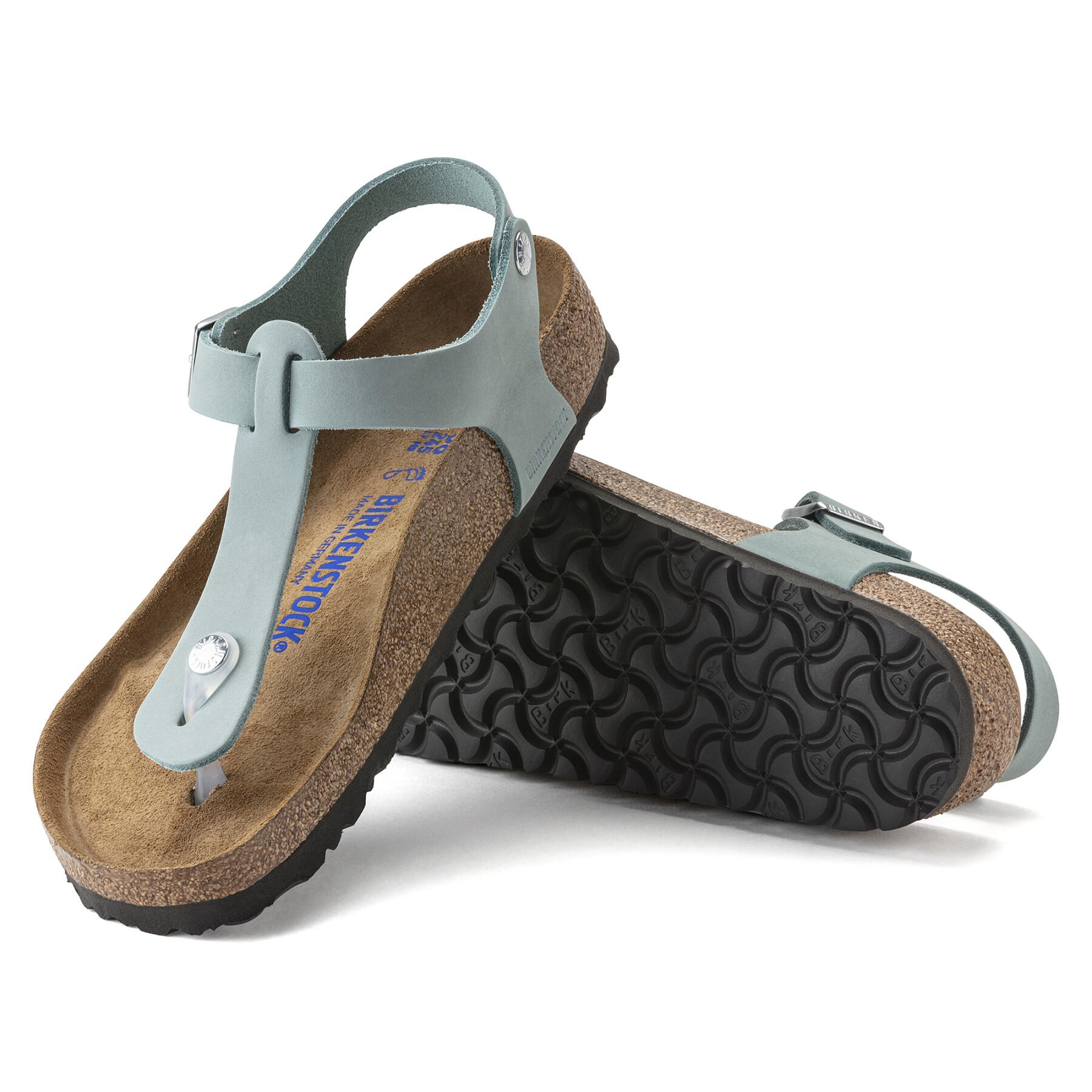 Sandaler för kvinnor Birkenstock Kairo Nubuk Leather Large