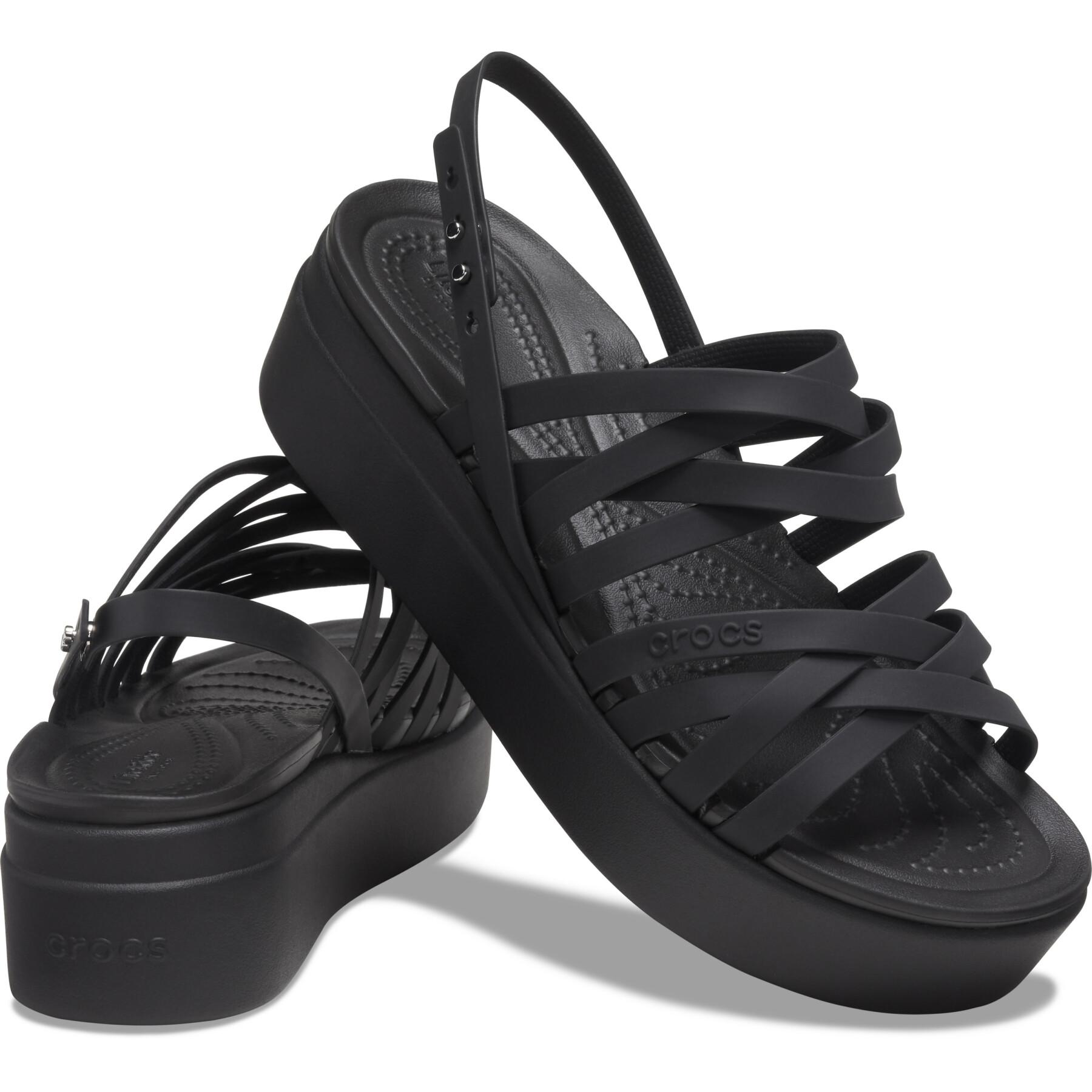 Sandaler för kvinnor Crocs Brooklyn Strappy Low Wdg