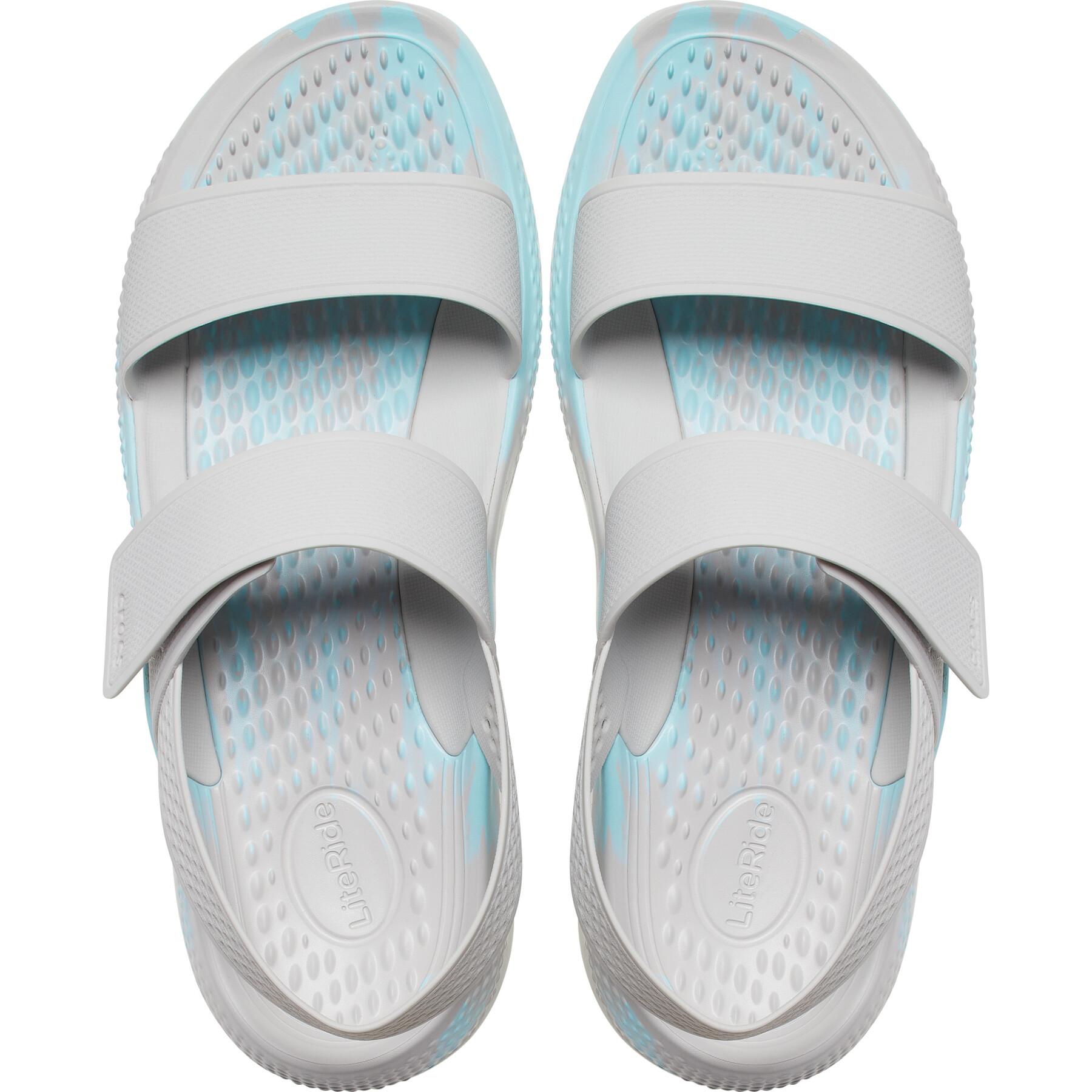 Sandaler för kvinnor Crocs literide 360 marbled