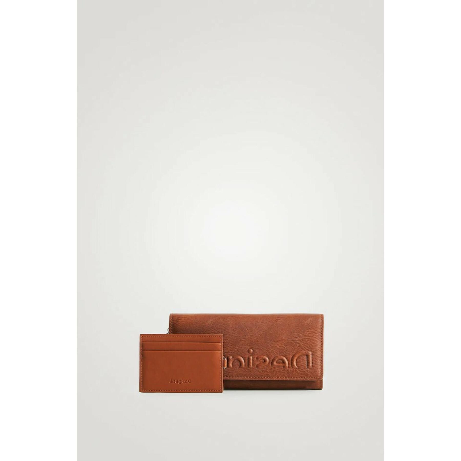 Plånbok för kvinnor Desigual Half Logo Mariona