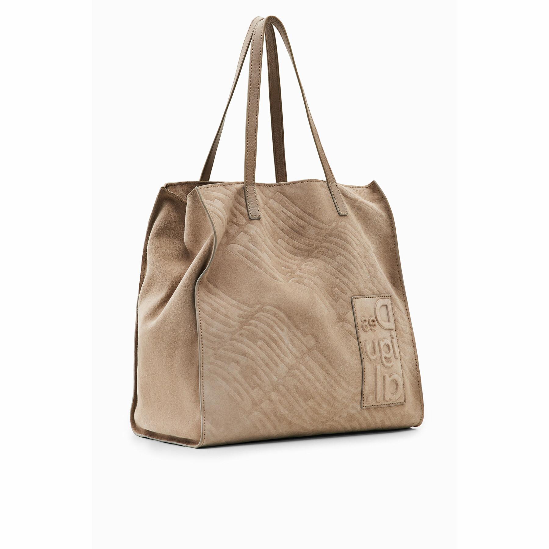 Handväska för kvinnor Desigual Logorama Leather Merlo V
