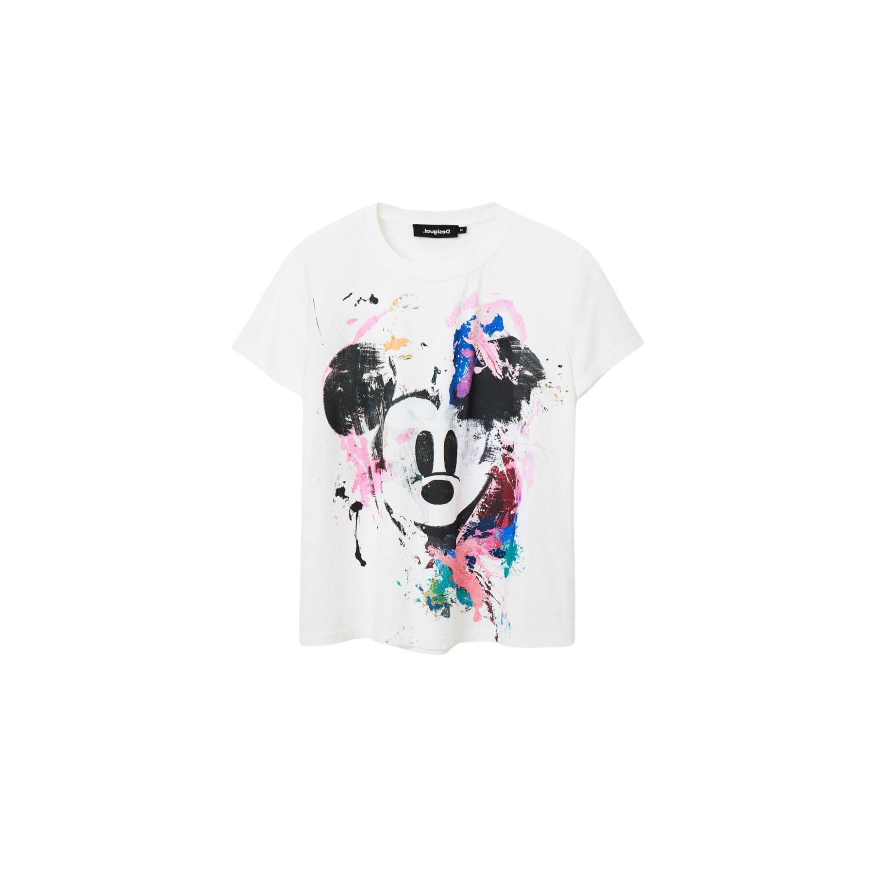 T-shirt för kvinnor Desigual Mickey Crash