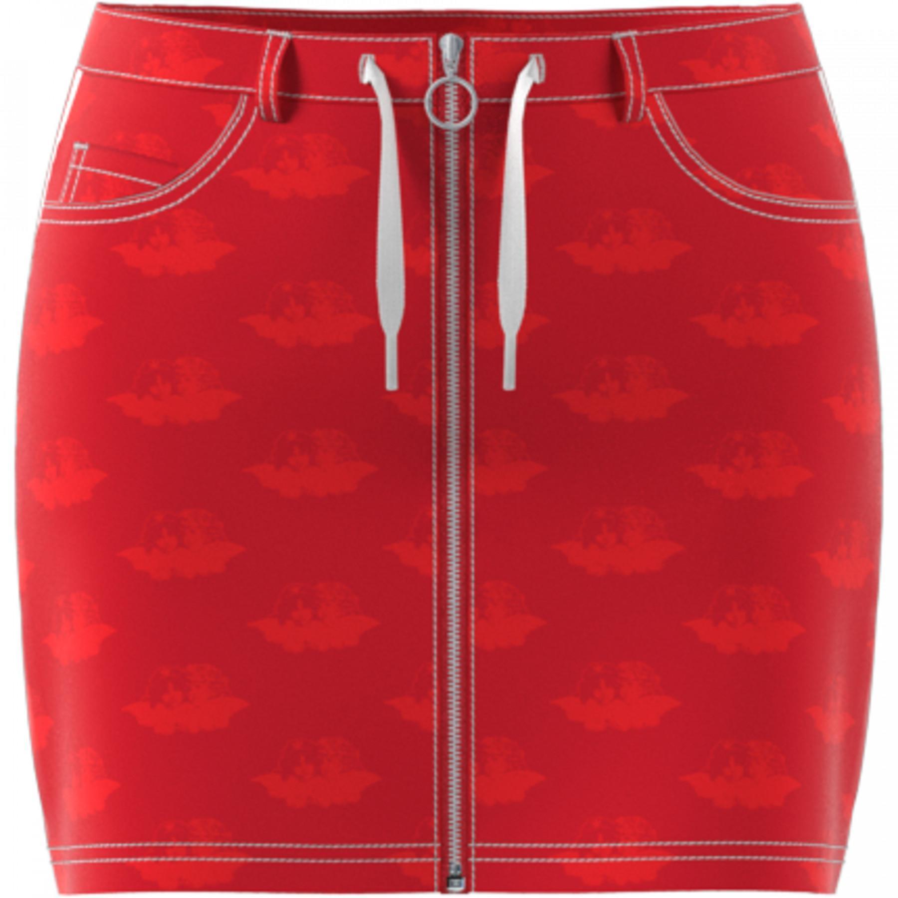 Kjol för kvinnor adidas red