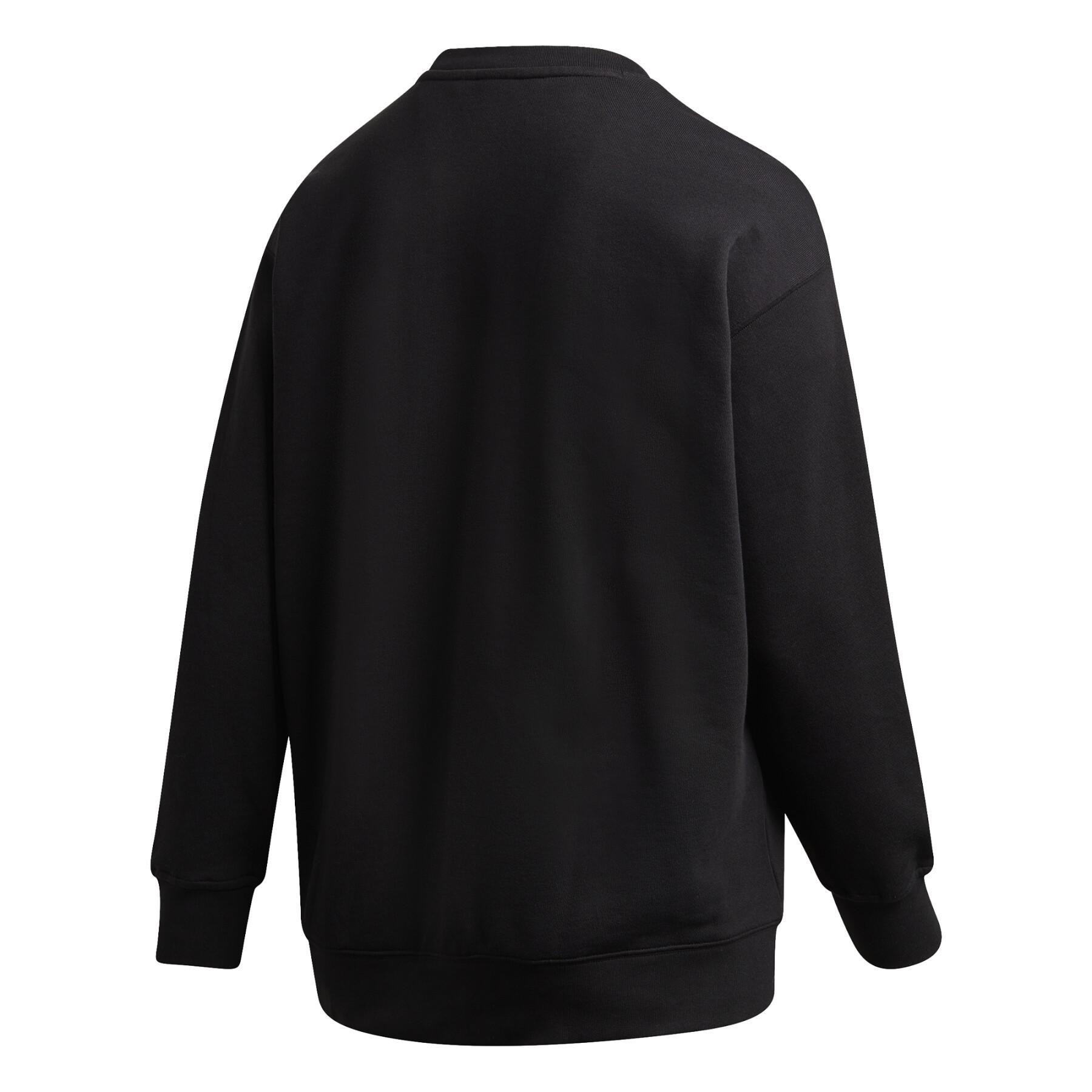 Sweatshirt för kvinnor adidas Originals TrefoilSweatshirt-grandes tailles