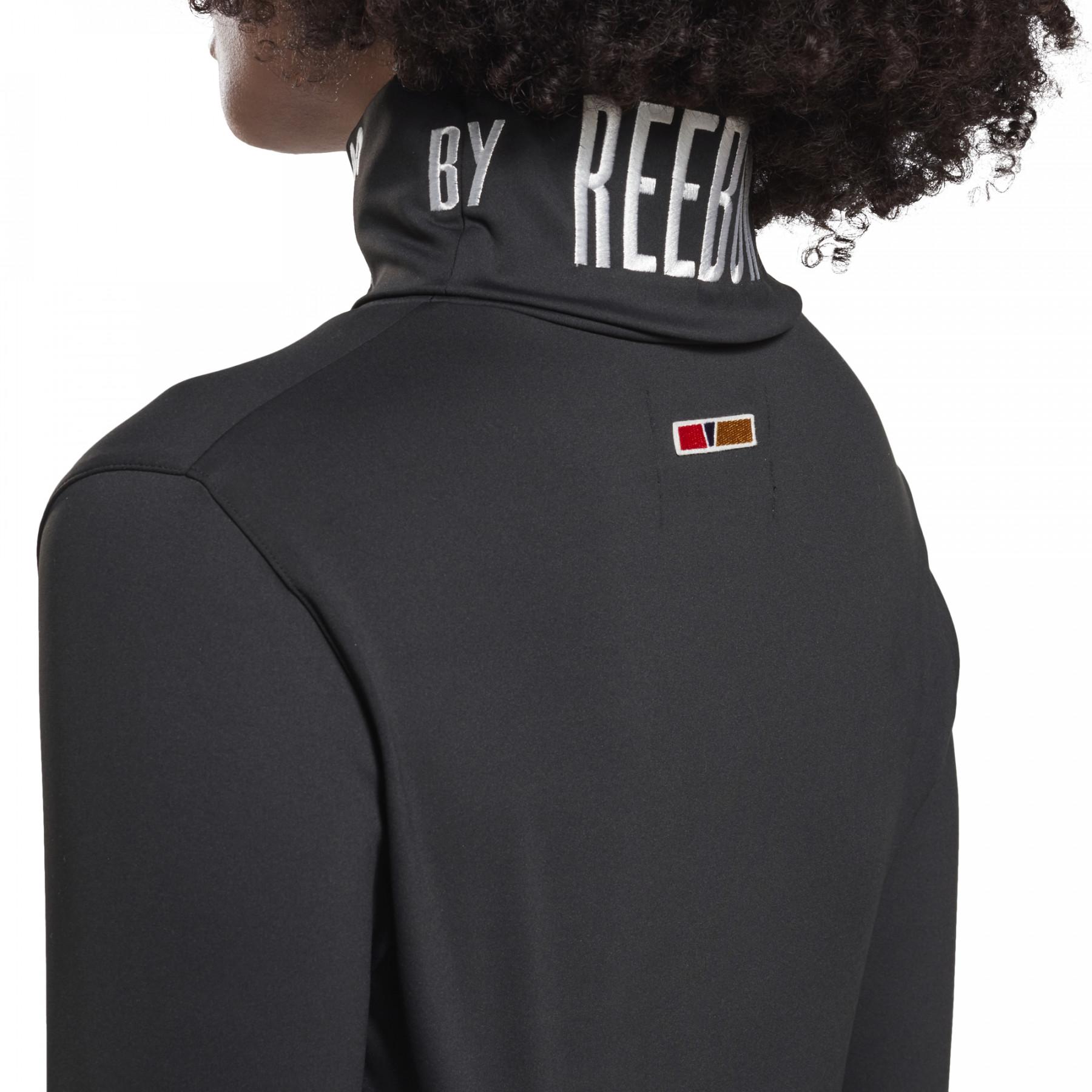 Sweatshirt för kvinnor Reebok Classics Embroidered Cropped Mock Neck