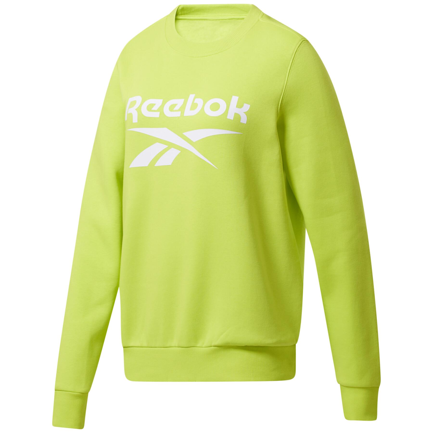 Sweatshirt med rund halsringning för kvinnor Reebok Identity Logo Fleece
