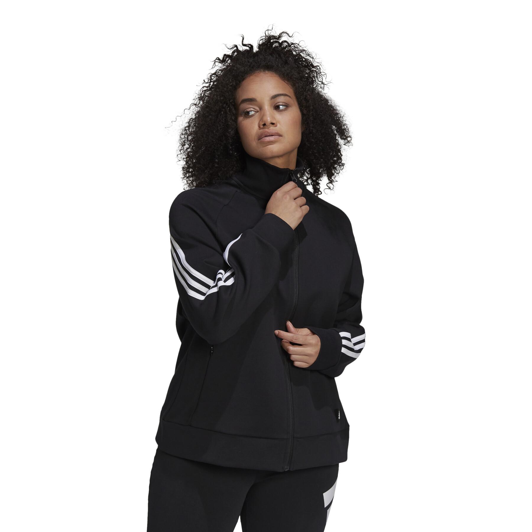 Jacka för kvinnor adidas Sportswear Future Icons 3-Stripes Track (Grandes tailles)