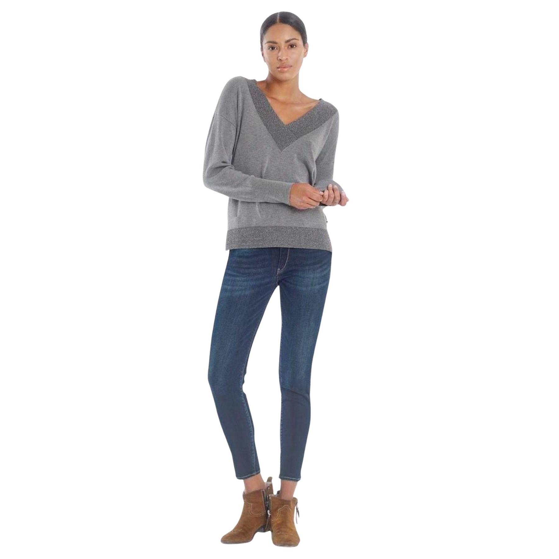 Skinny jeans med hög midja för kvinnor Le Temps des cerises pulp 7/8 N°1