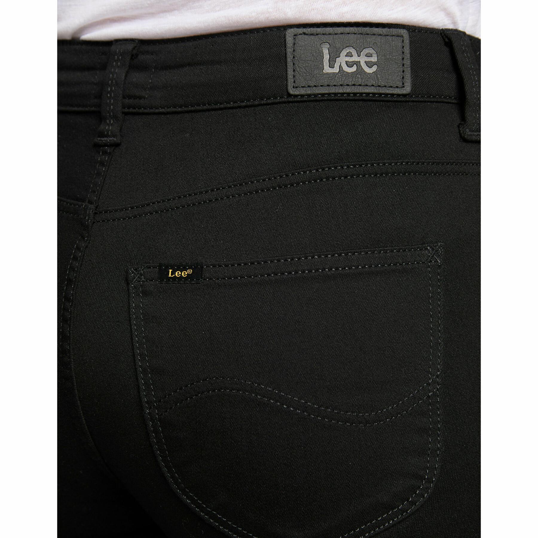 Jeans för kvinnor Lee Breese Boot in Black Rinse