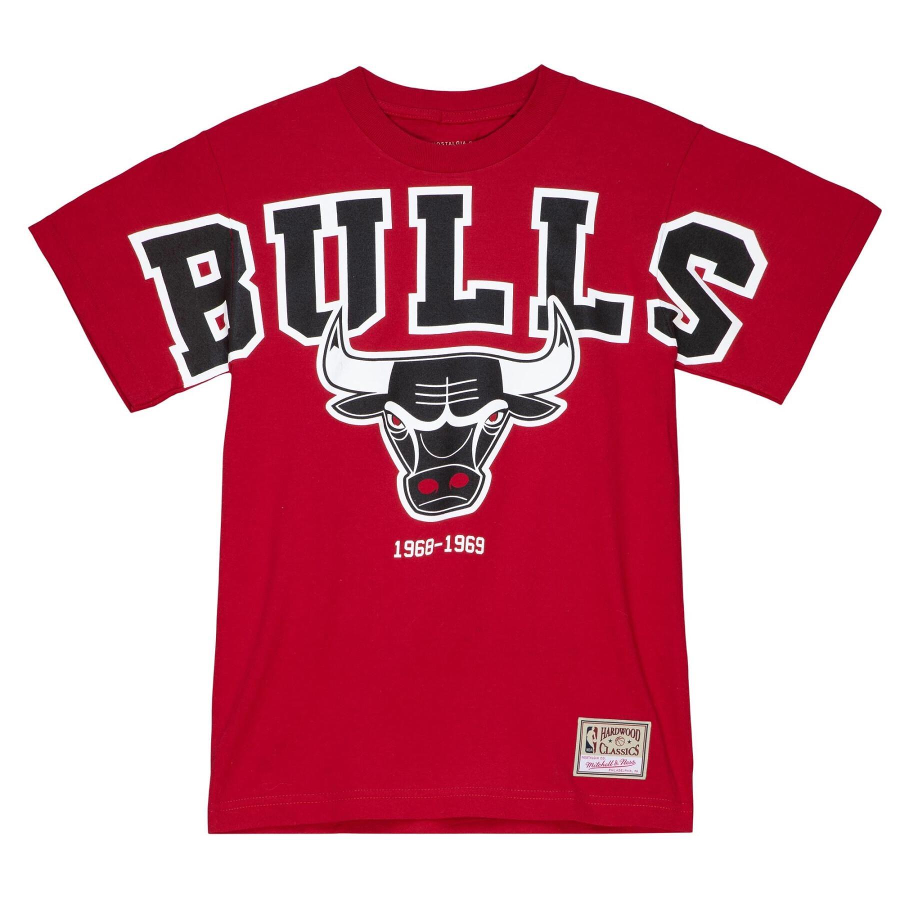 T-shirt med rund halsringning för kvinnor Chicago Bulls Blank