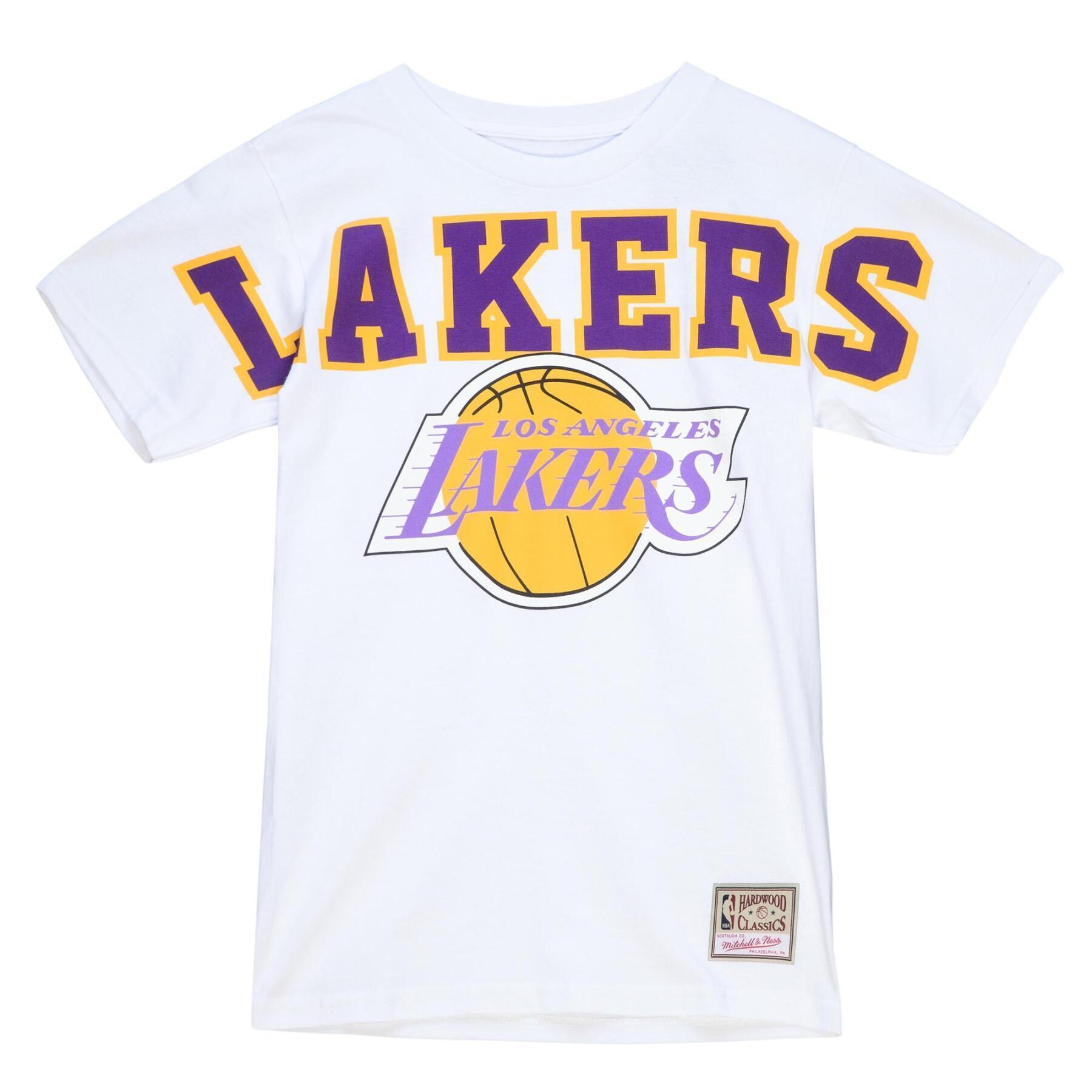T-shirt med rund halsringning för kvinnor Los Angeles Lakers Blank
