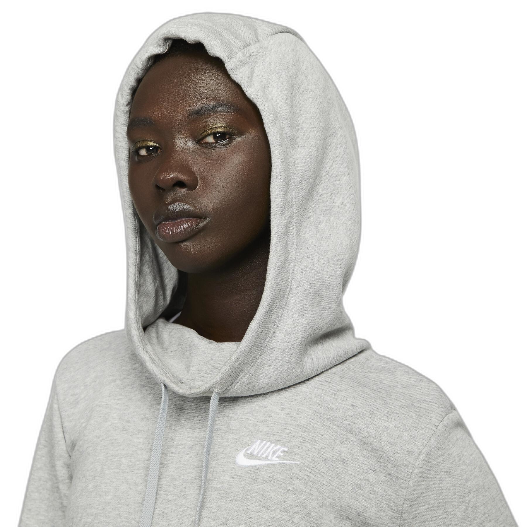 Sweatshirt med huva för kvinnor Nike Sportswear Club Fleece