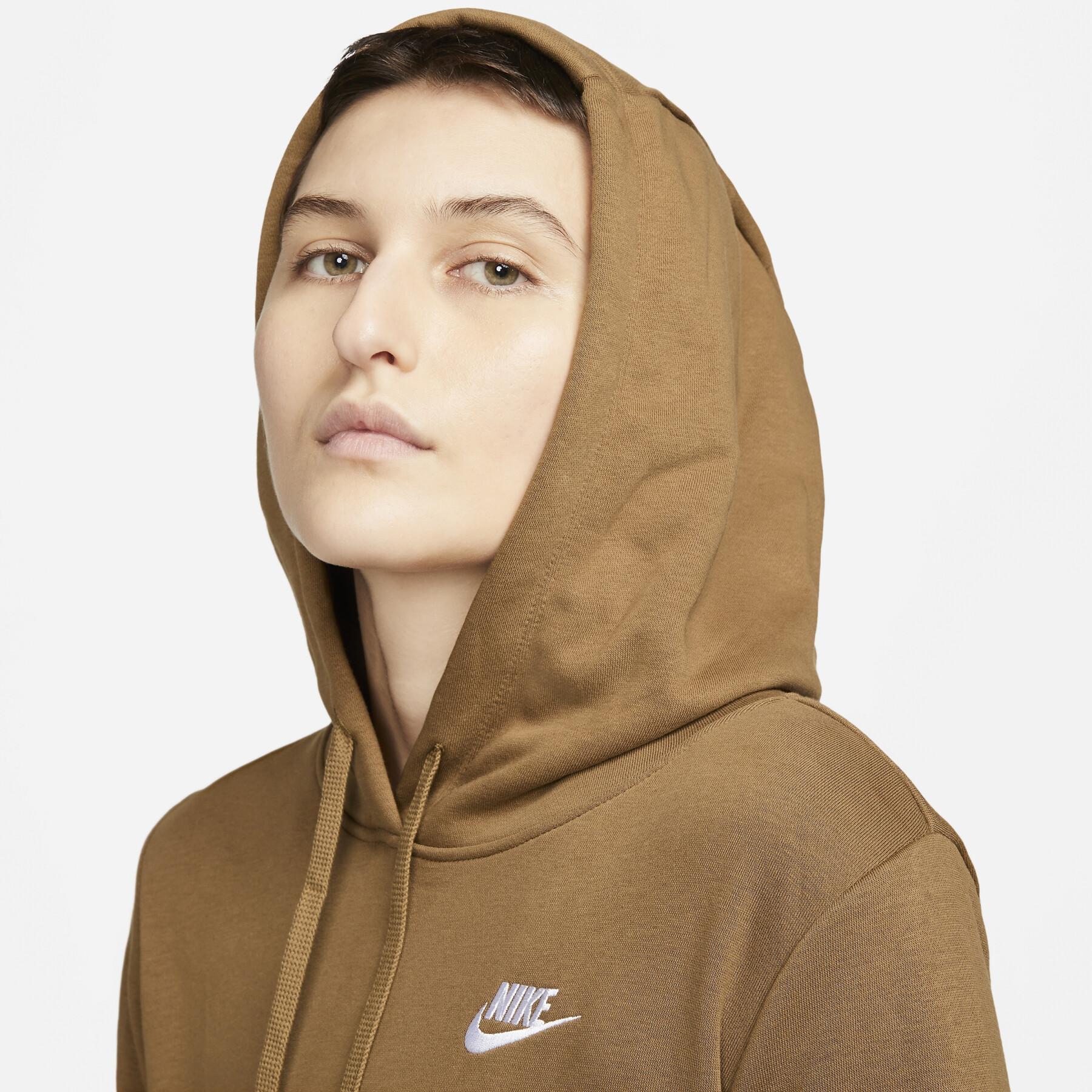 Sweatshirt med huva för kvinnor Nike Club Fleece STD PO