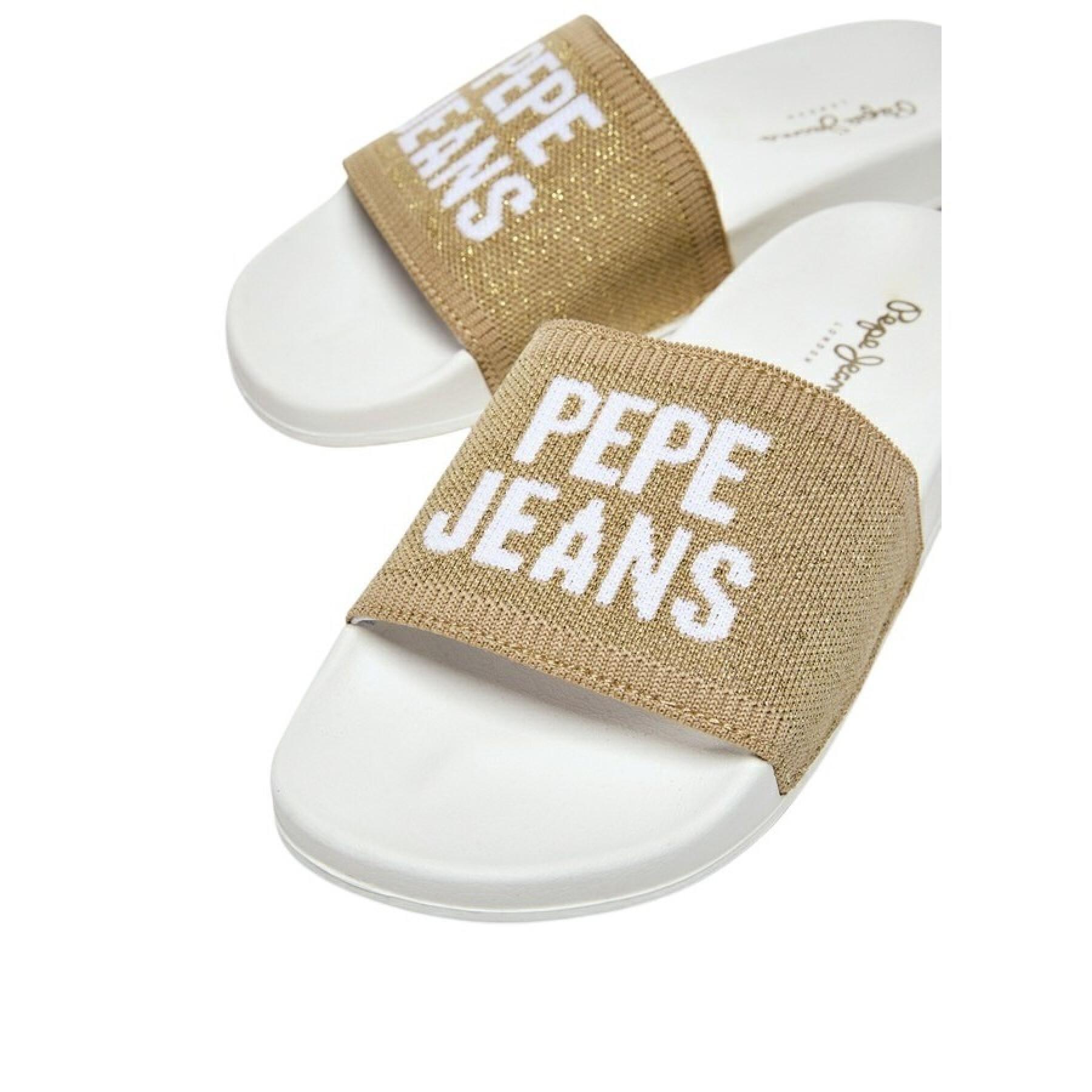 Flip-flops för kvinnor Pepe Jeans Slider Knit