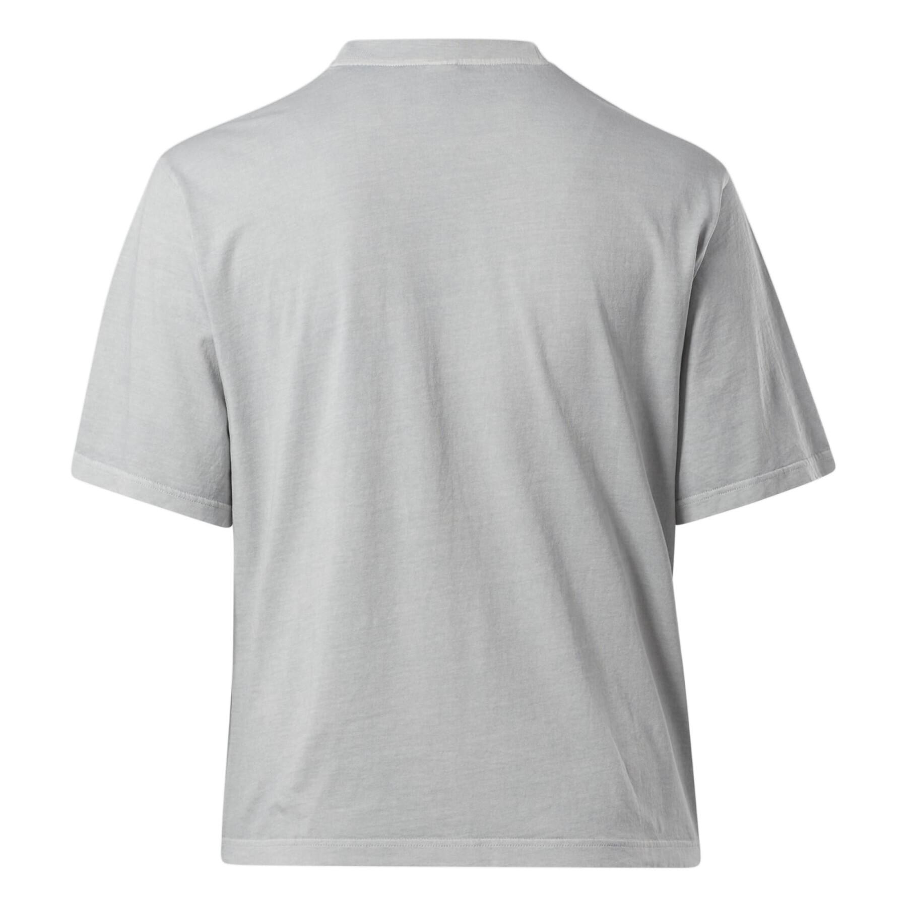 Naturfärgad T-shirt med rak skärning för kvinnor Reebok Classics GT