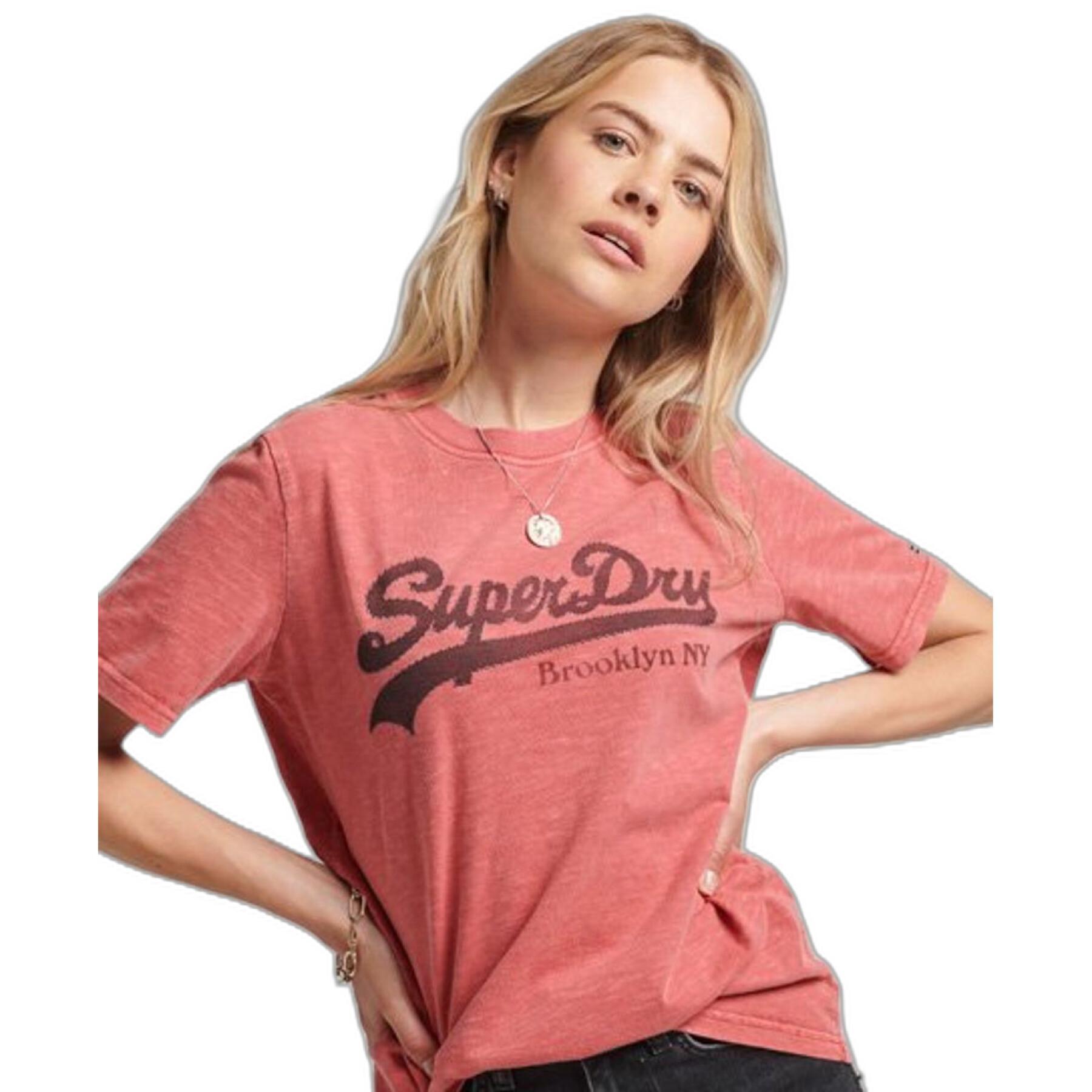 T-shirt för kvinnor Superdry Vintage Logo Borough