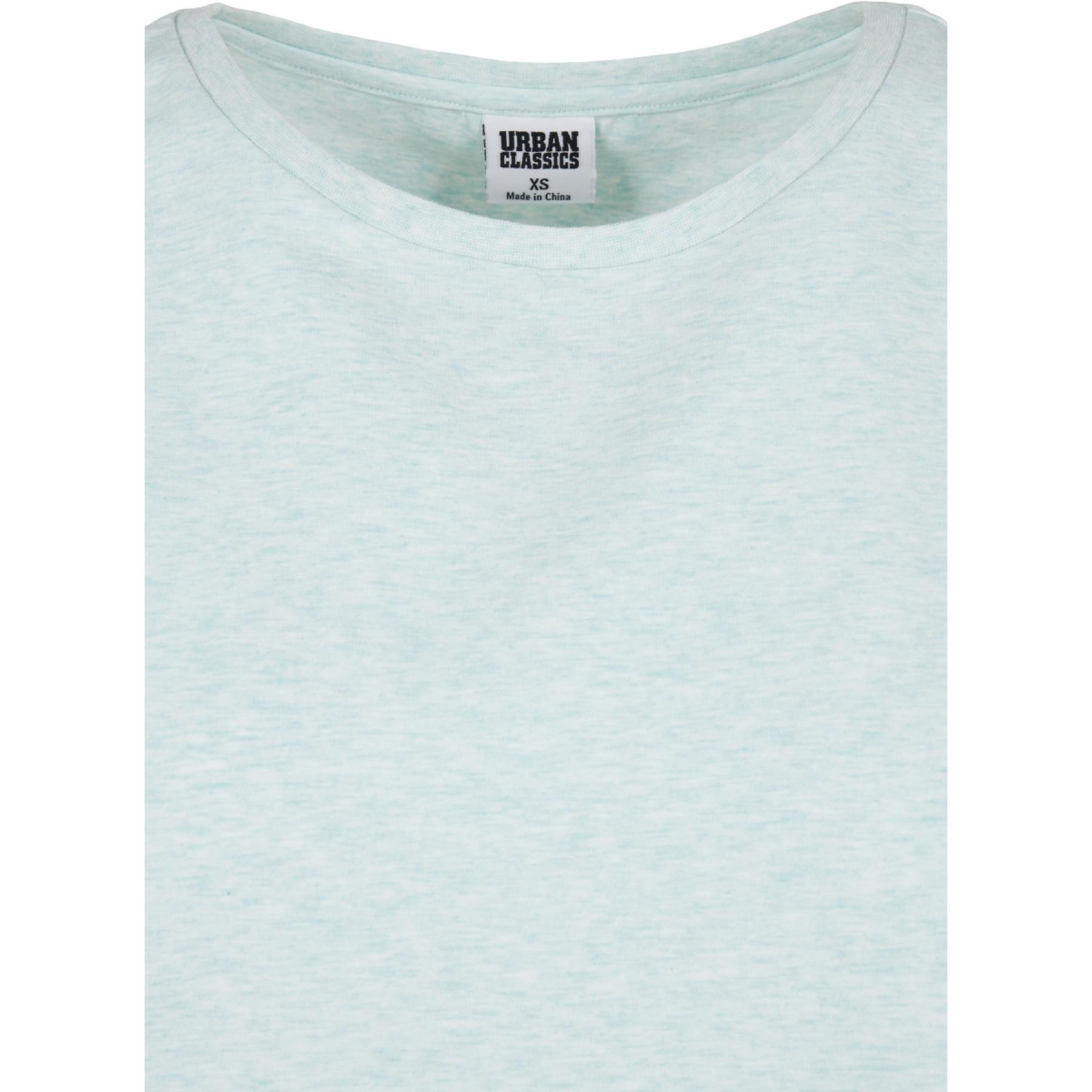 T-shirt för kvinnor Urban Classics color melange extended shoulder