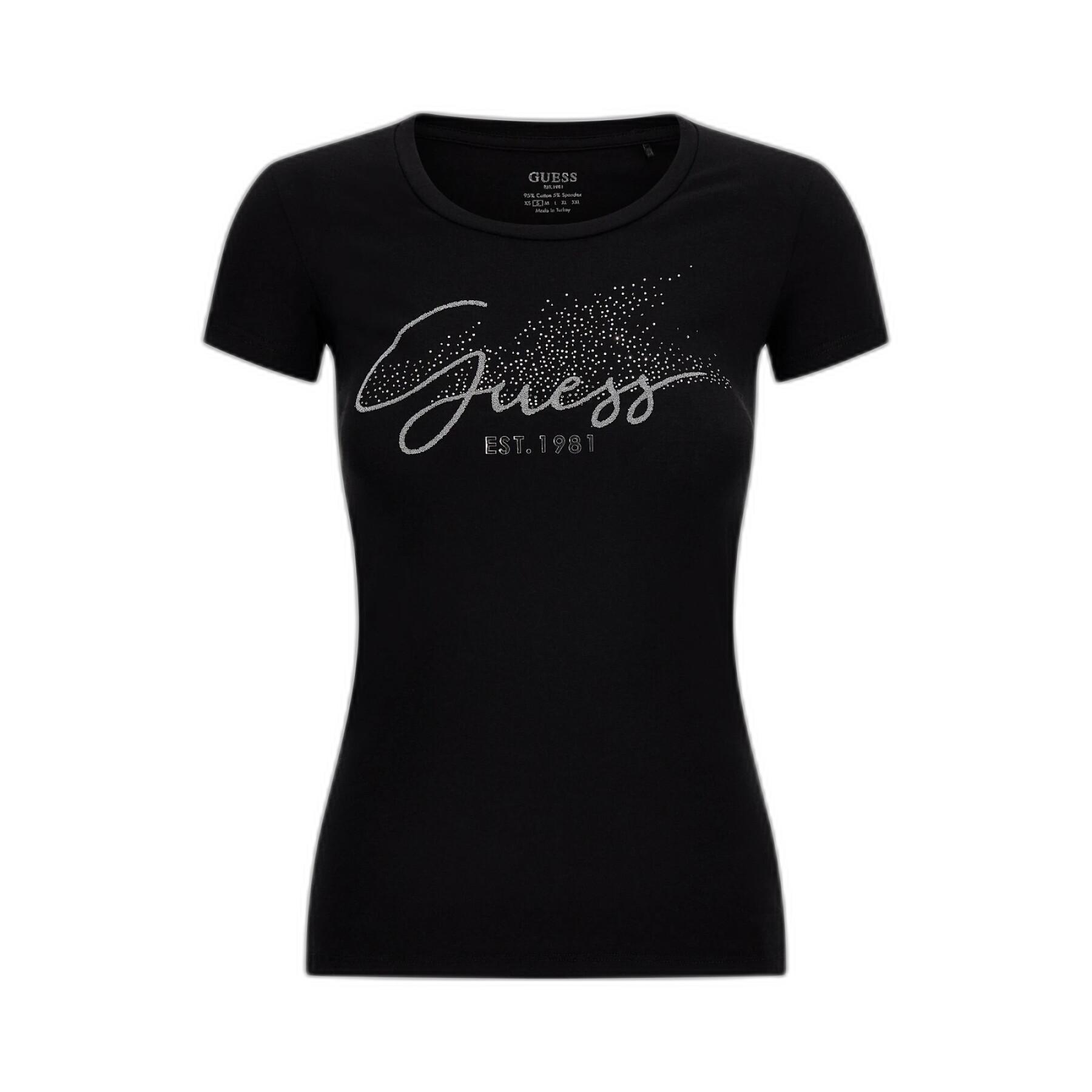 Kortärmad T-shirt för kvinnor Guess Cn Chloe
