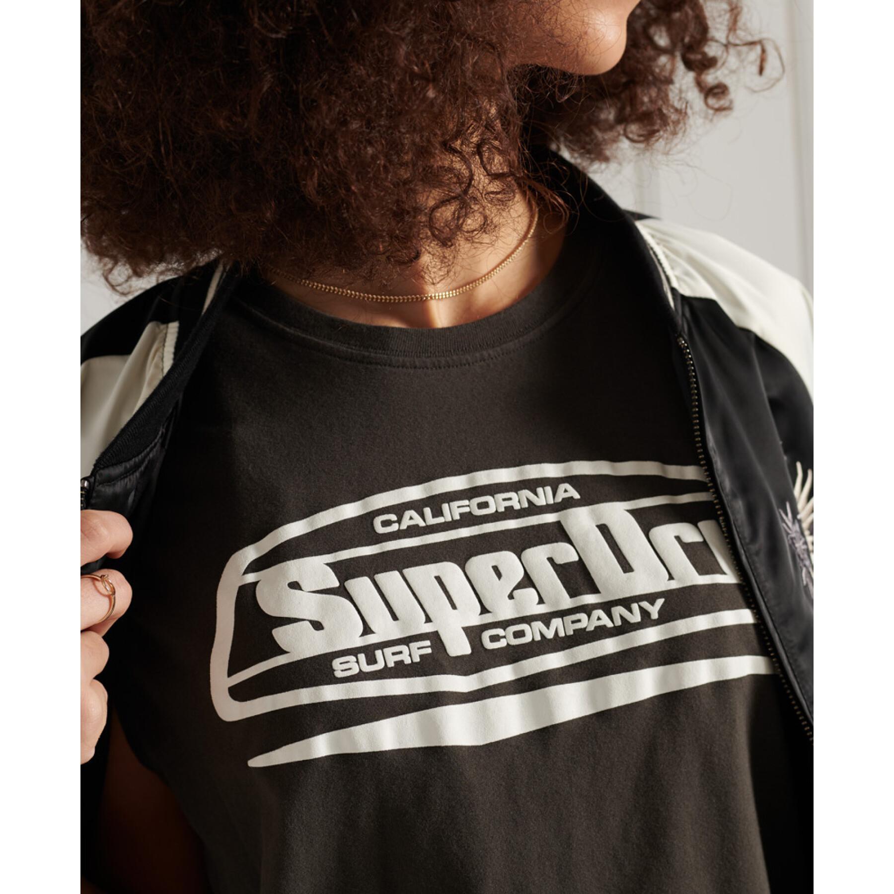 Mönstrat linne för kvinnor Superdry Cali Surf