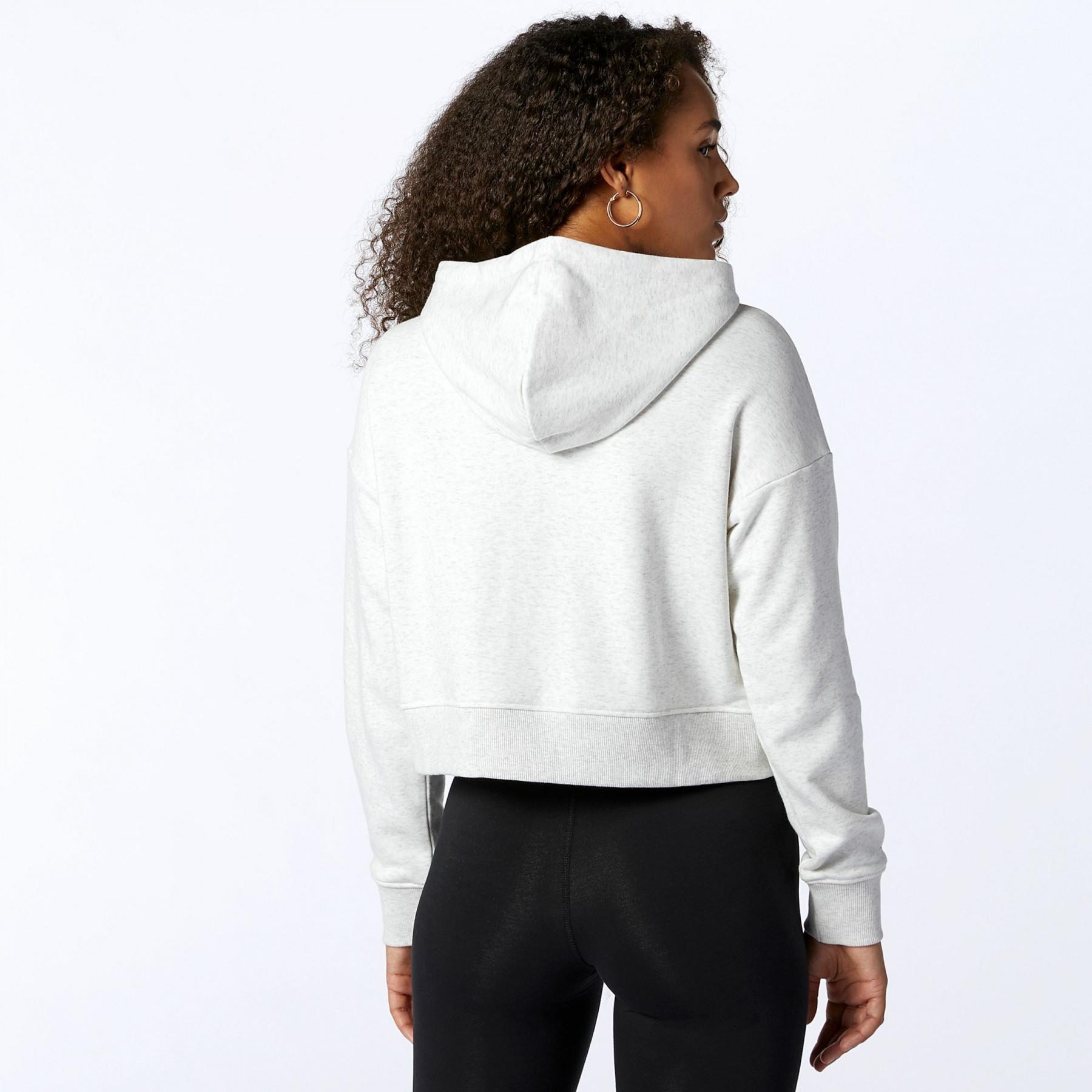 Sweatshirt med hel dragkedja för kvinnor New Balance essentials