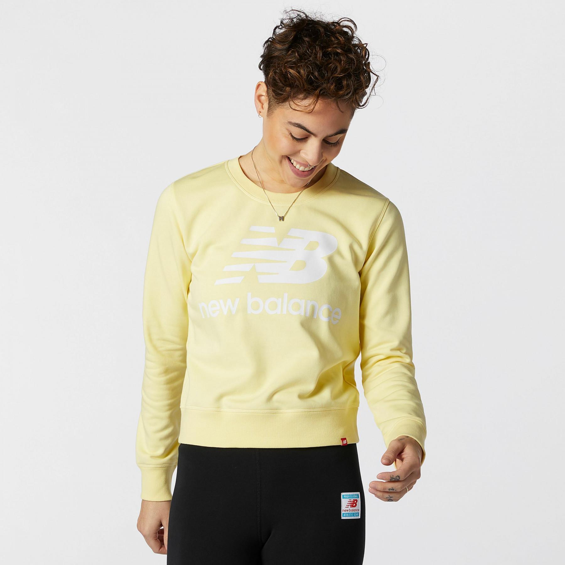 Sweatshirt för kvinnor New Balance essentials crew fleece
