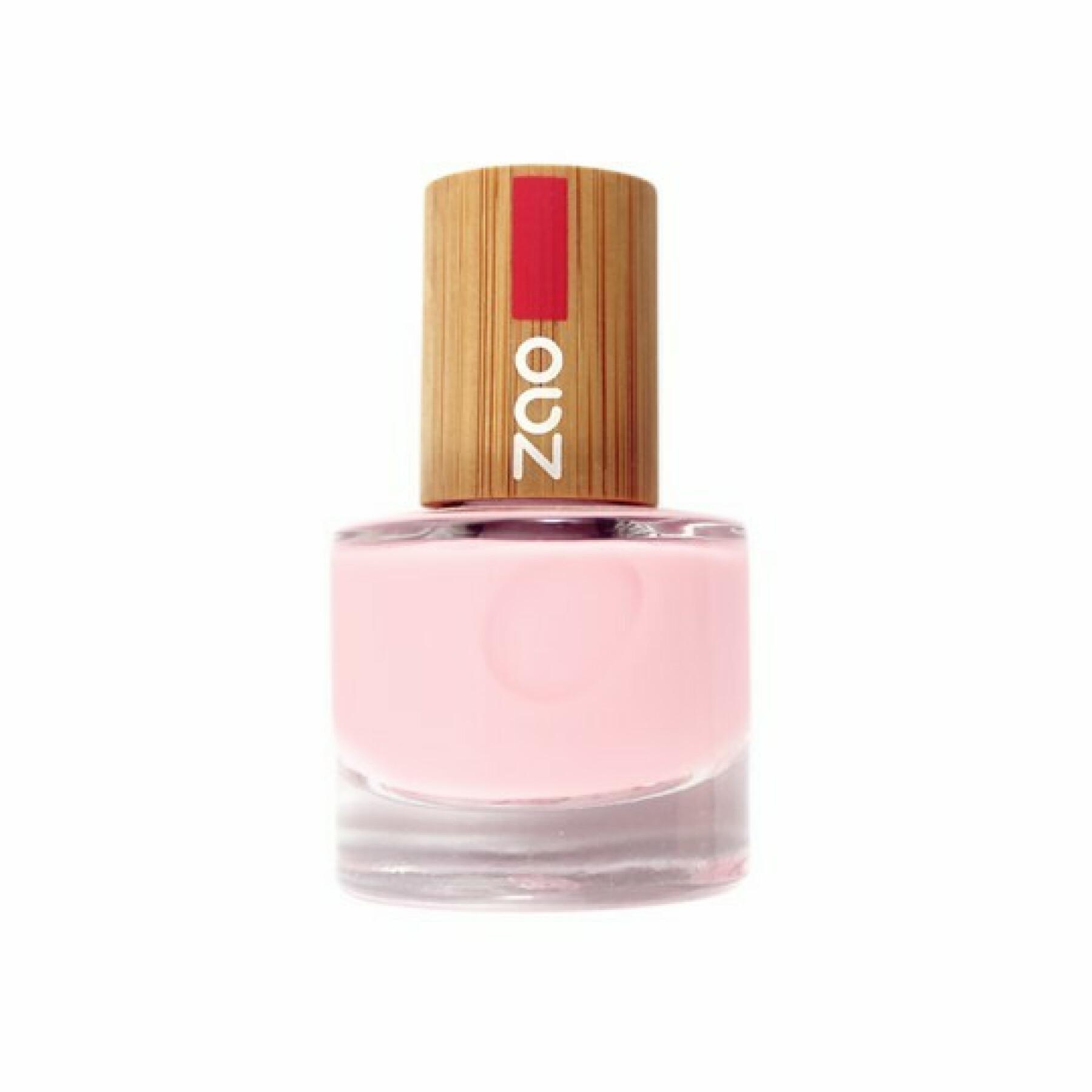 Fransk manikyr nagellack 643 rosa kvinna Zao - 8 ml