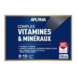 Kosttillskott, förpackning med 30 kapslar Apurna Complexe Vitamines/Mineraux