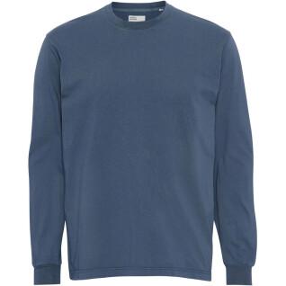 Långärmad T-shirt Colorful Standard Organic oversized petrol blue