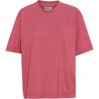 T-shirt för kvinnor Colorful Standard Organic oversized raspberry pink