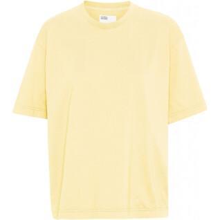 T-shirt för kvinnor Colorful Standard Organic oversized soft yellow
