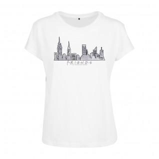 T-shirt för kvinnor Urban Classics friends skyline box