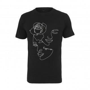 T-shirt för kvinnor Mister Tee one line rose