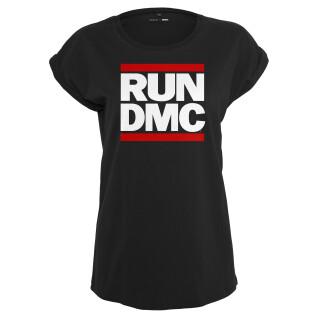 T-shirt för kvinnor Mister Tee run dmc logo