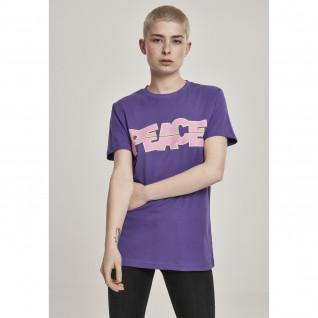 T-shirt för kvinnor Mister Tee peace