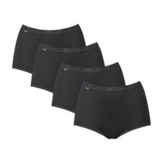 Uppsättning med 4 boxershorts för dam Sloggi Basic + Maxi