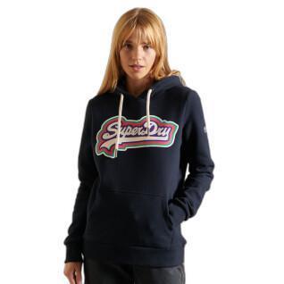 Sweatshirt med huva för kvinnor Superdry Vintage