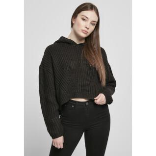 Sweatshirt med huva för kvinnor Urban Classics oversized