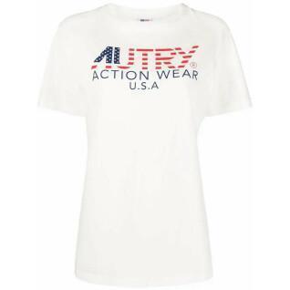 Kortärmad T-shirt för kvinnor Autry Iconic