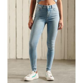 Skinny jeans med hög midja för kvinnor Superdry