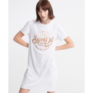 T-shirtklänning för kvinnor Superdry Core