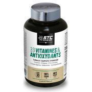 Komplett synergistisk formula med 33 vitaminer och antioxidanter STC Nutrition - 90 gélules végétales