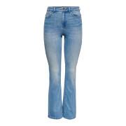 Jeans för kvinnor Only Onlwauw Life Hw Sk Flare Bj759 Noos