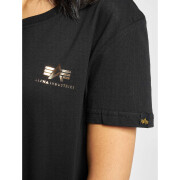 T-shirt för kvinnor Alpha Industries Basic Small Logo Foil Print