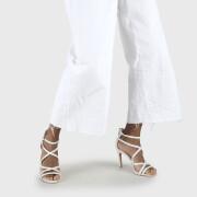 Glittriga sandaler med klack för kvinnor Buffalo Yvonne